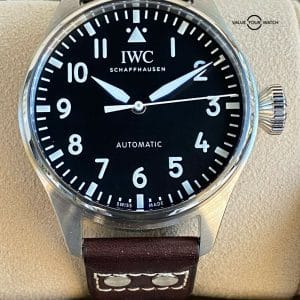 IWC Big Pilot’s Watch IW329301 Stainless Steel Black Dial 43mm
