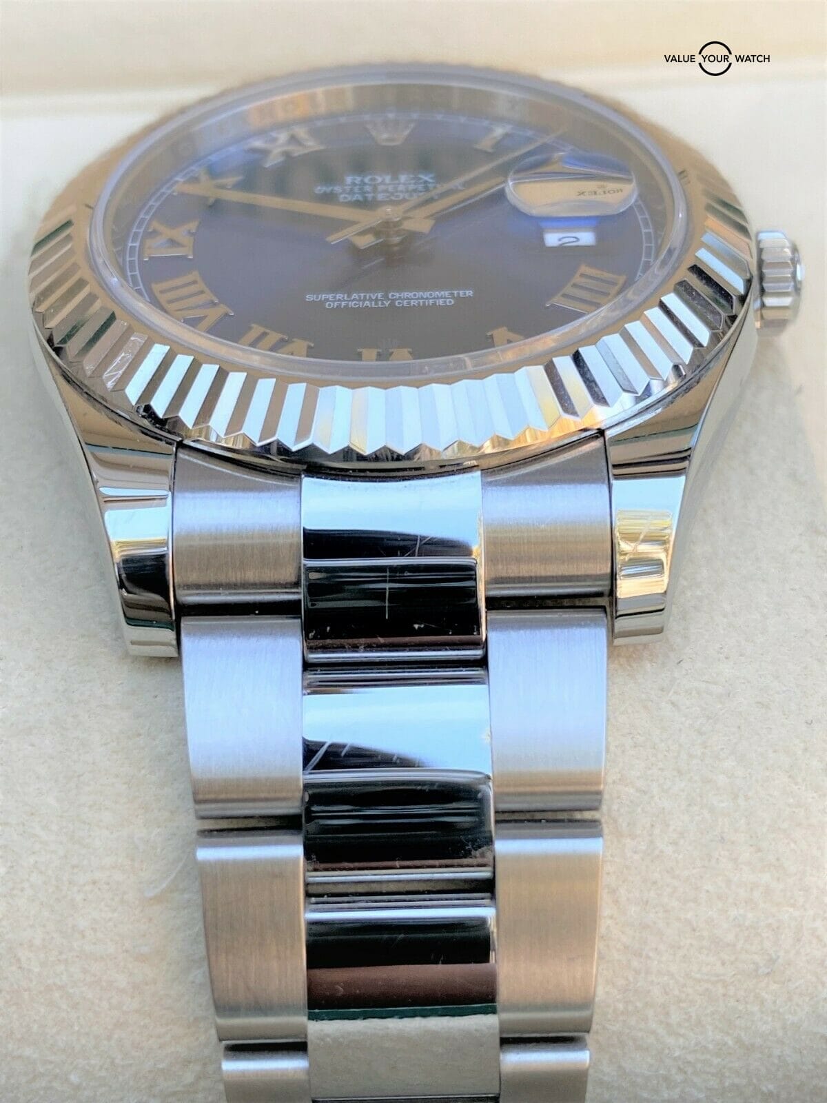 Rolex Datejust 41MM 116334 Blue Roman Numeral BOXES/PAPERS