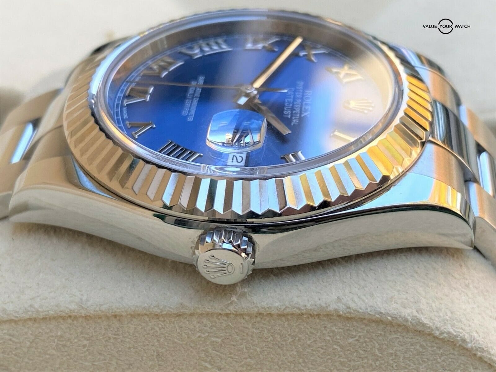 Rolex Datejust 41MM 116334 Blue Roman Numeral BOXES/PAPERS - Image 5