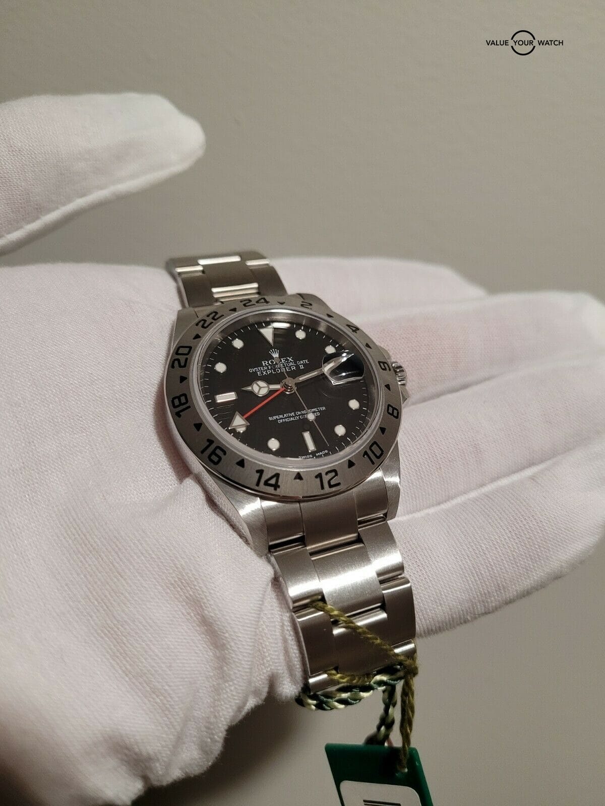 Rolex Explorer II - 16570. Excellent condition. Boxes, warranty, booklets, tags.