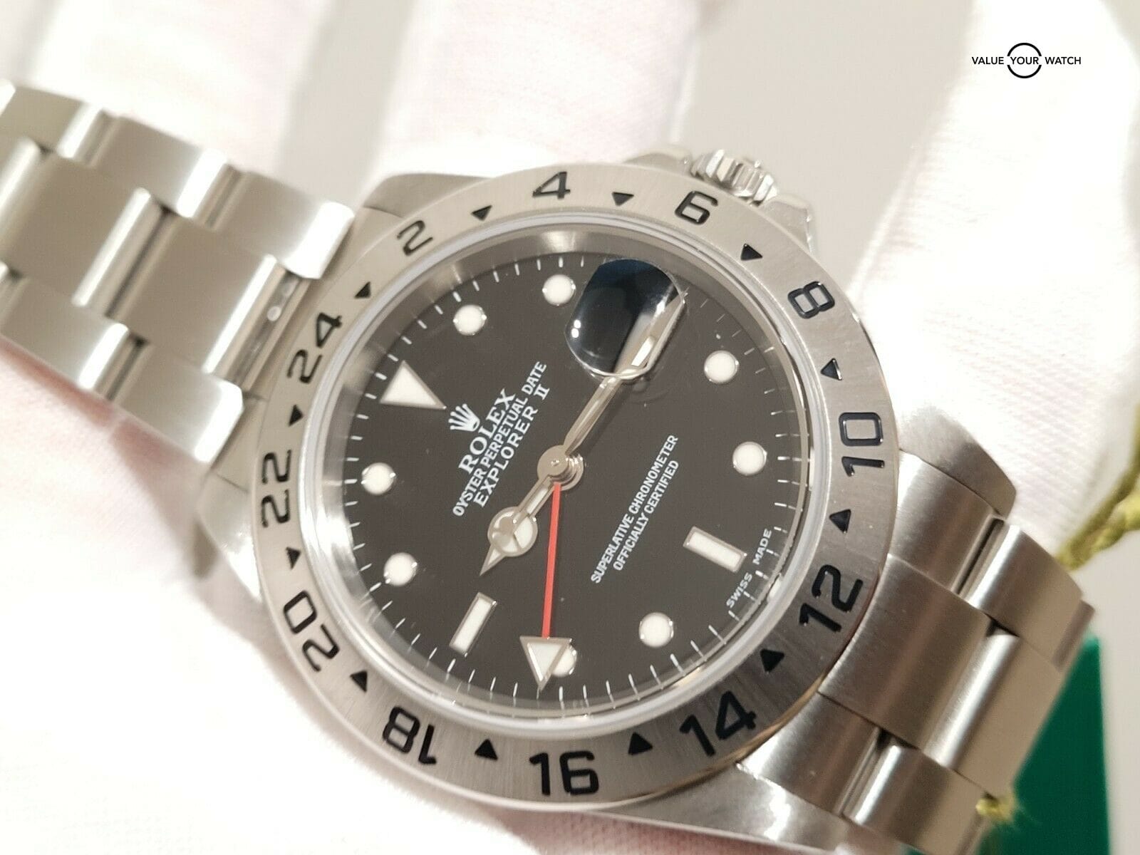 Rolex Explorer II - 16570. Excellent condition. Boxes, warranty, booklets, tags.
