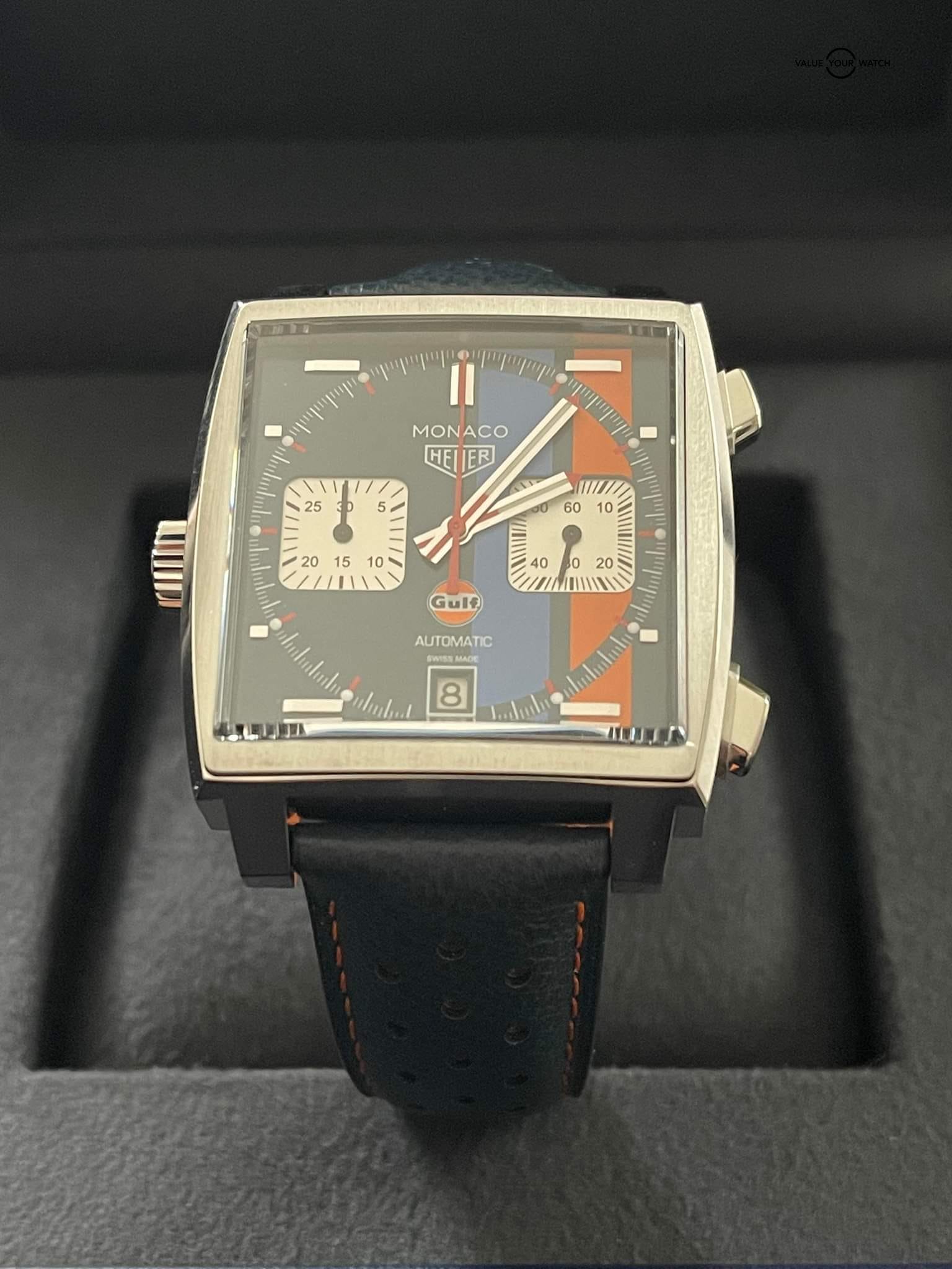 TAG HEUER MONACO AUTOMATIC CHRONOGRAPH - Gulf Edition