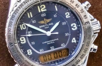 Breitling Intruder Reveil 41 Chronograph Digital Quartz Professional Box A51035