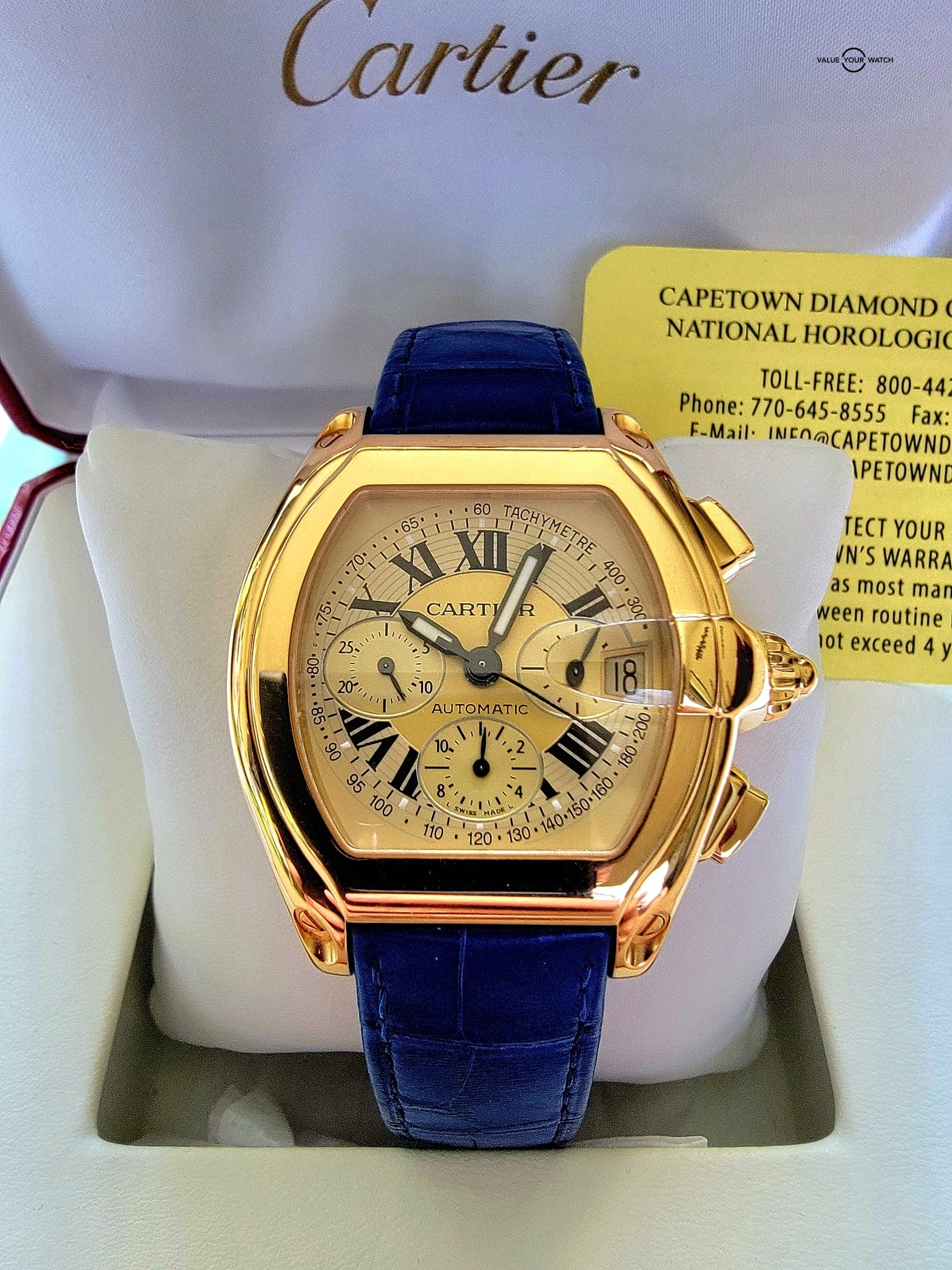 Cartier roadster xl online gold