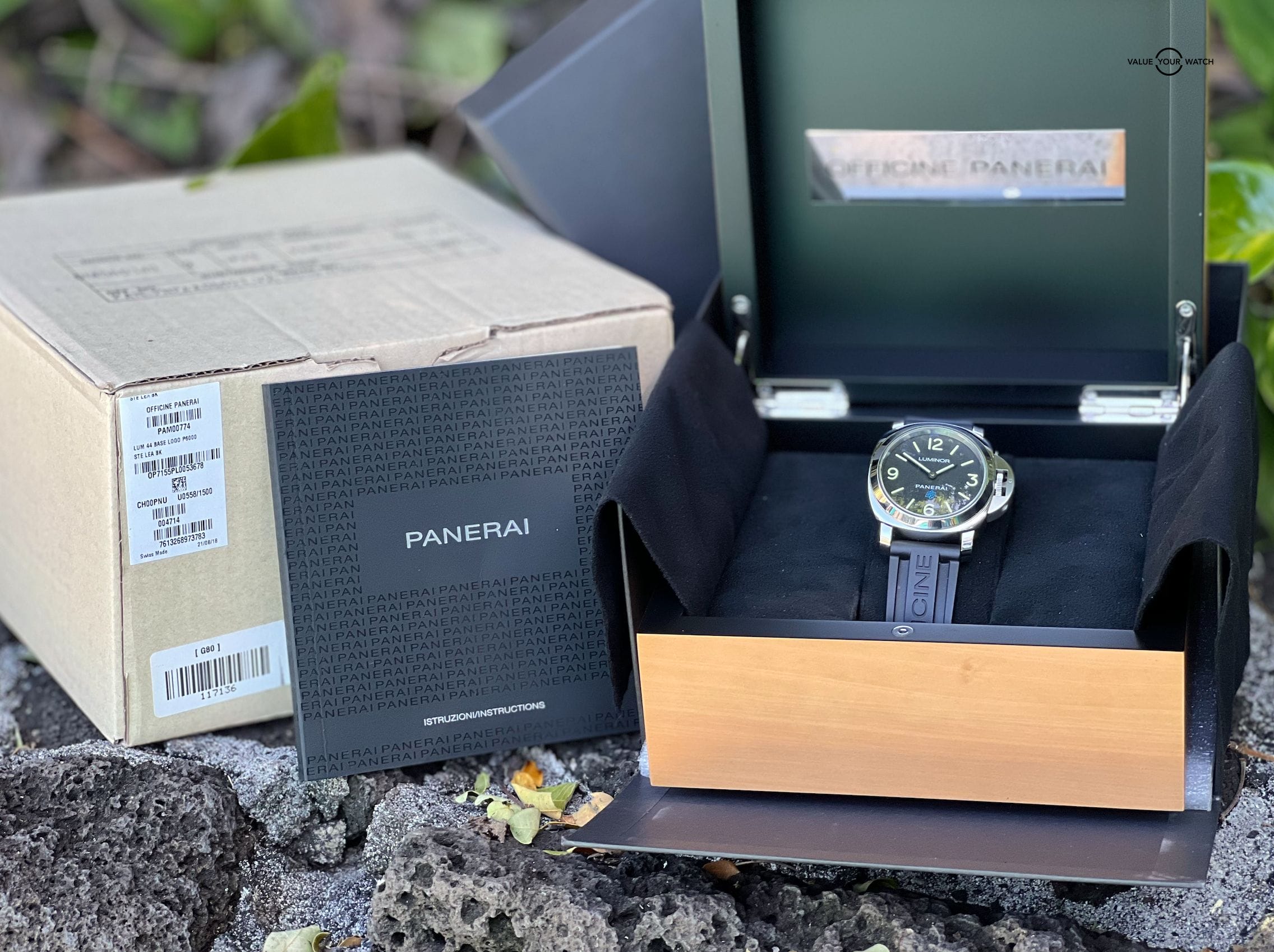 Panerai Luminor Base Logo PAM 774 Steel 44mm Men's Watch - Image 2