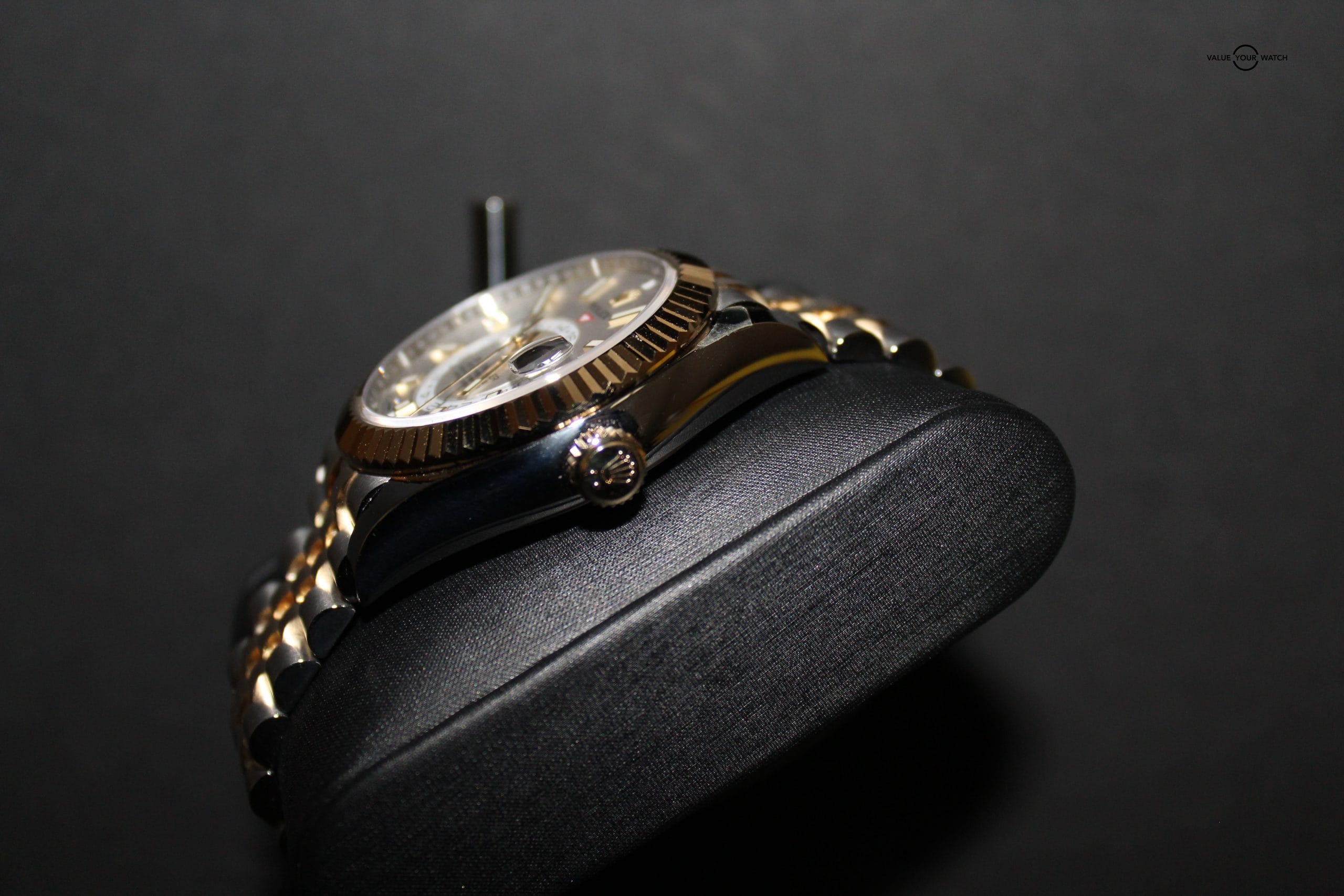 Rolex Sky-Dweller 18K Two-Tone Yellow Gold Rolesor White Dial Jubilee 42MM BNIB - Image 6