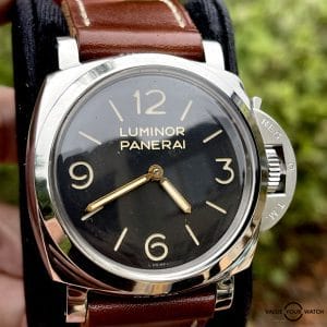 Panerai Luminor 1950 47mm PAM00372 Black Dial, Brown Leather Strap
