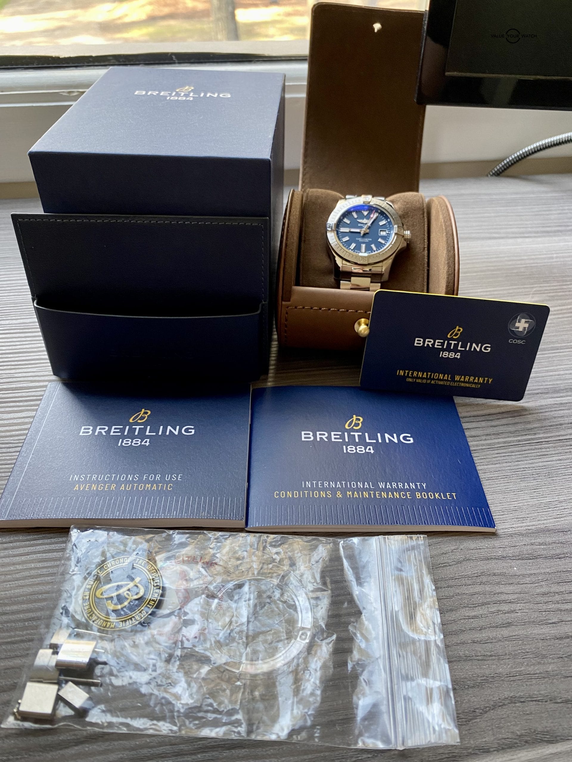 Breitling Avenger 43 Blue Dial 2021 - Complete Box/Papers NICE! A17318 - Image 13