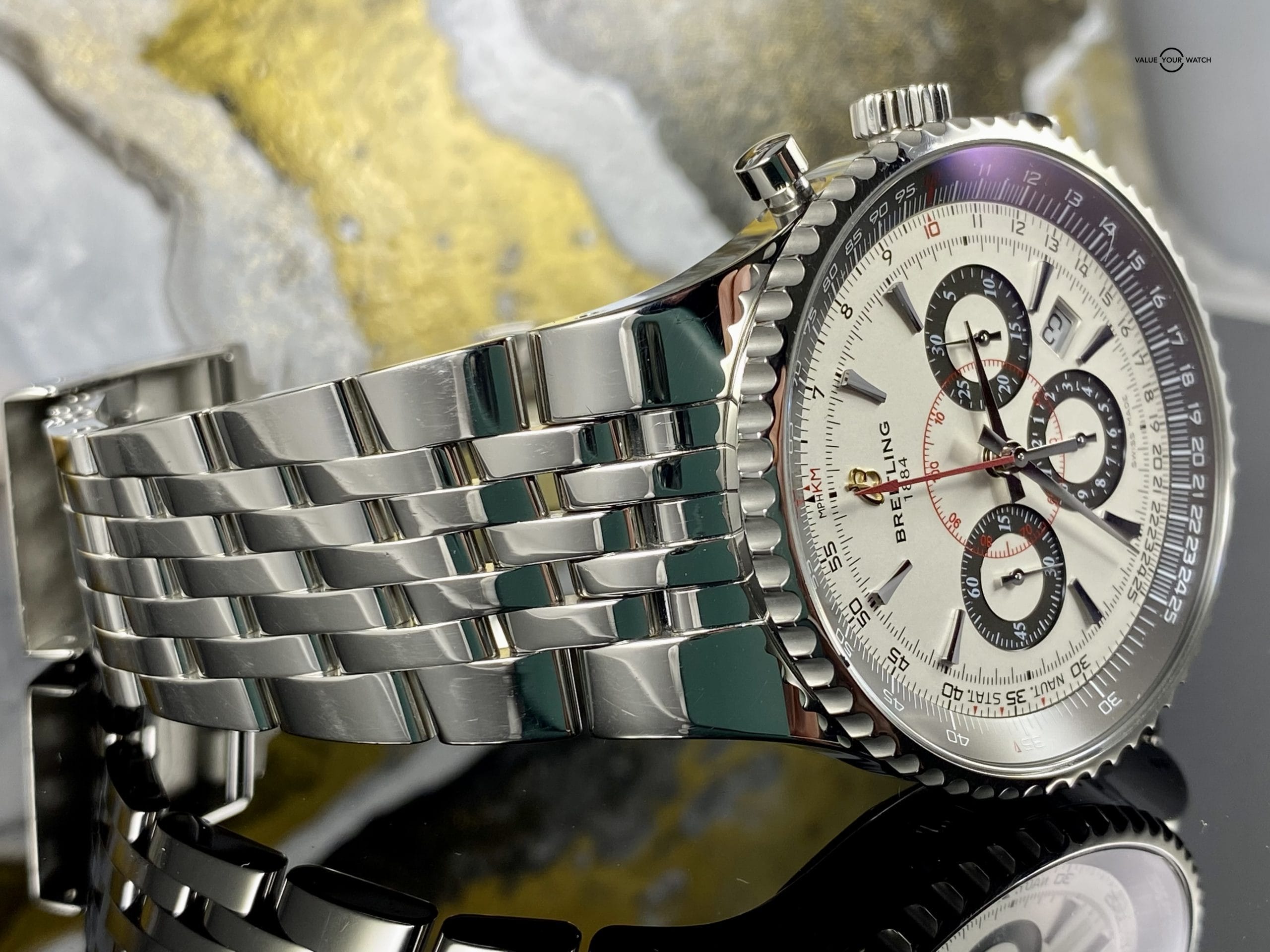 Breitling Navitimer Montbrillant Panda Dial Box/Papers - 1 of 2000! A23351 - Image 2