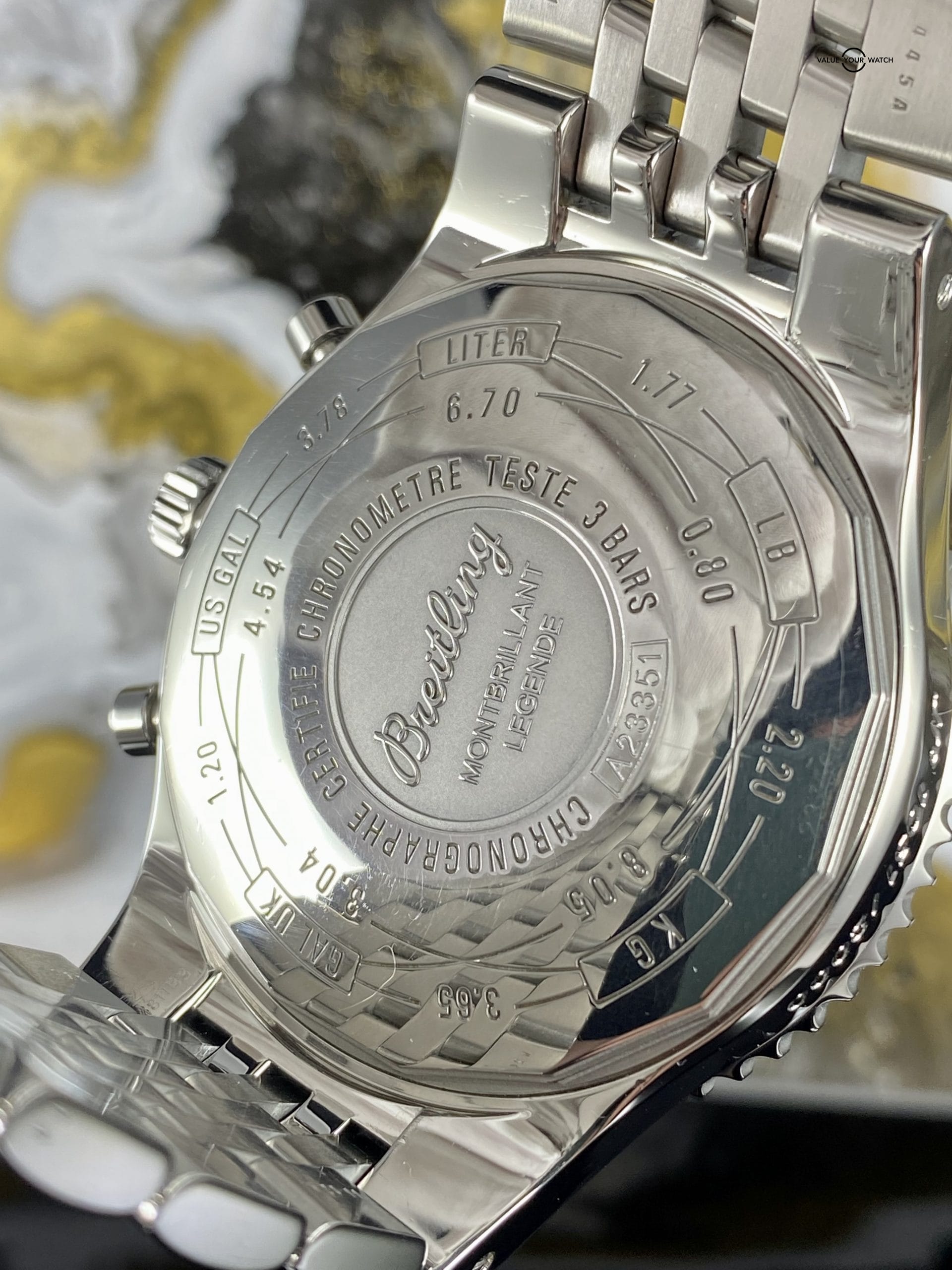 Breitling Navitimer Montbrillant Panda Dial Box/Papers - 1 of 2000! A23351 - Image 9