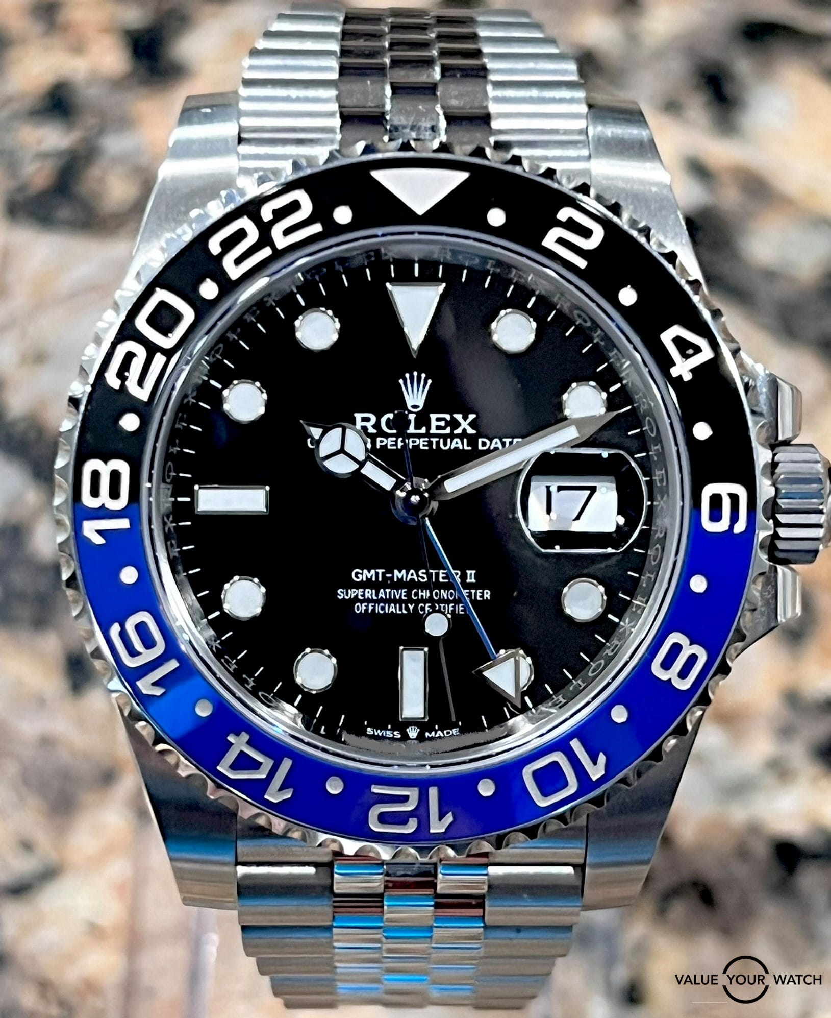 Rolex GMT-Master II Men's Watch on Jubilee Bracelet “BATGIRL” - 126710BLNR 2021