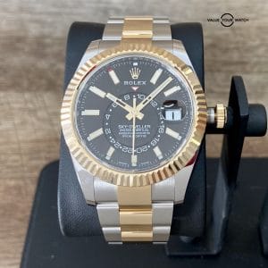 Rolex Skydweller 2 tone Black dial. Brand new March 2022. Never Worn or Sized 326933