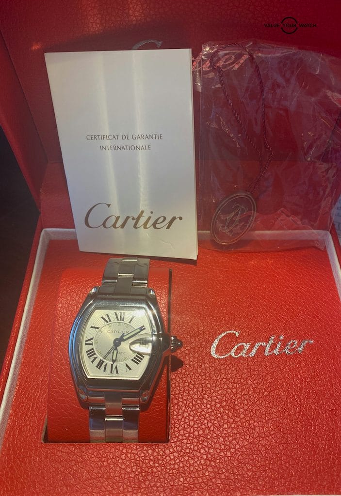 CARTIER ROADSTER PRE OWNED W/ BOX