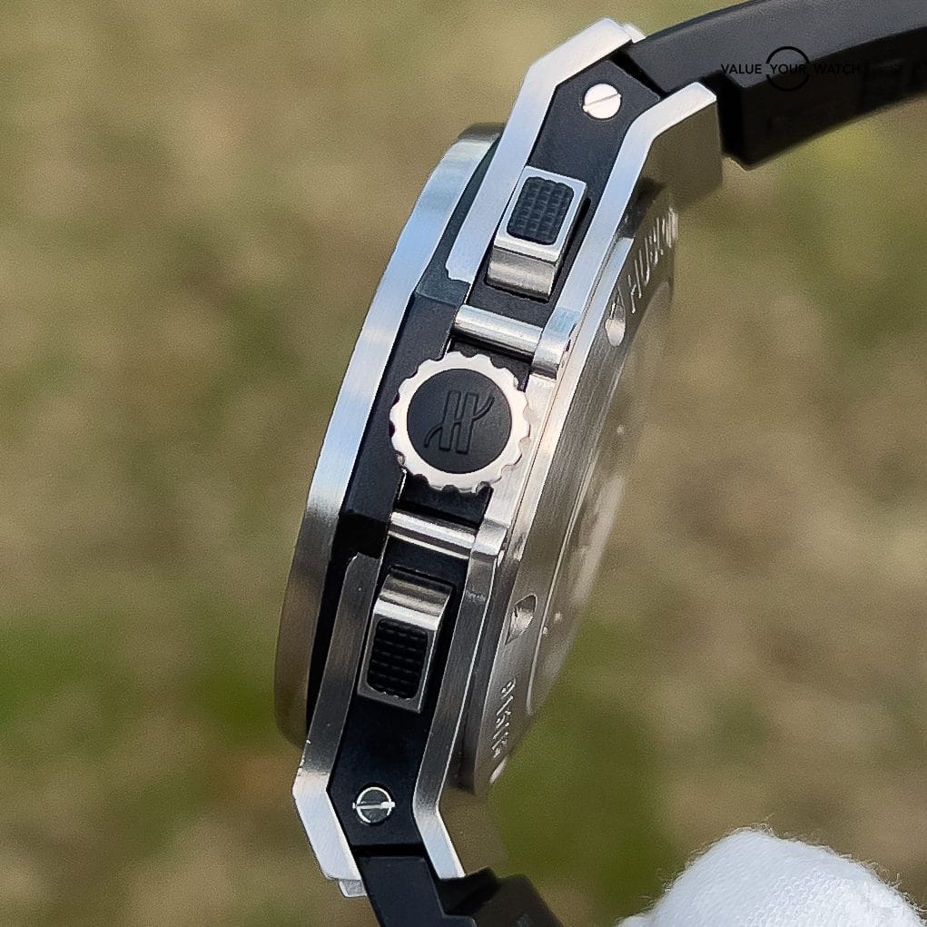 Hublot Big Bang Chrono Steel Black Dial Rubber 44 MM Men's Watch 301.SX.1170.RX - Image 3