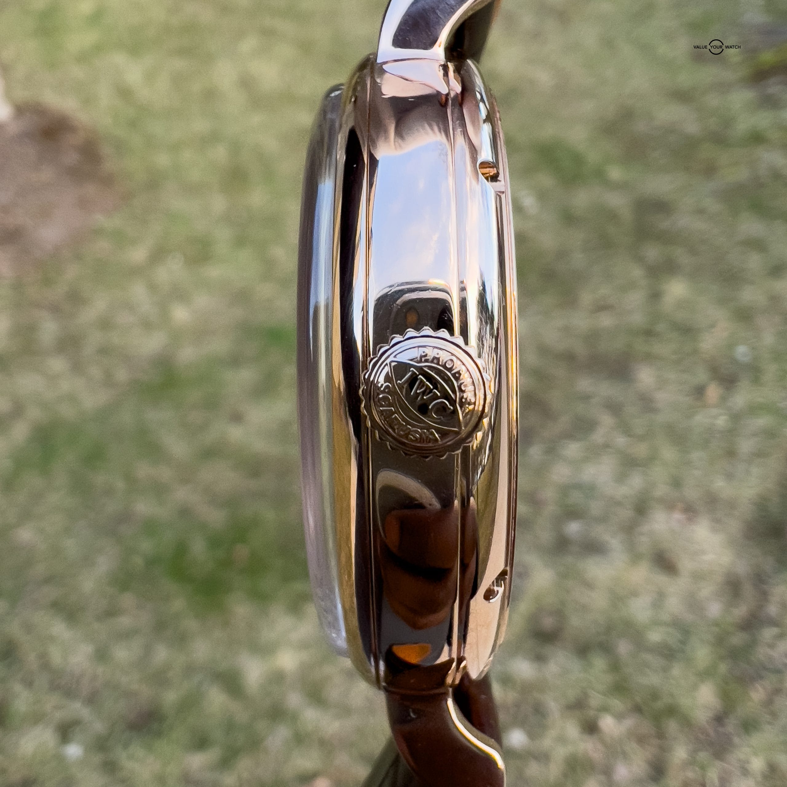 IWC Portofino Hand-Wound 8 Days Rose Gold Grey Dial Men's Watch - IW510104 - Image 4