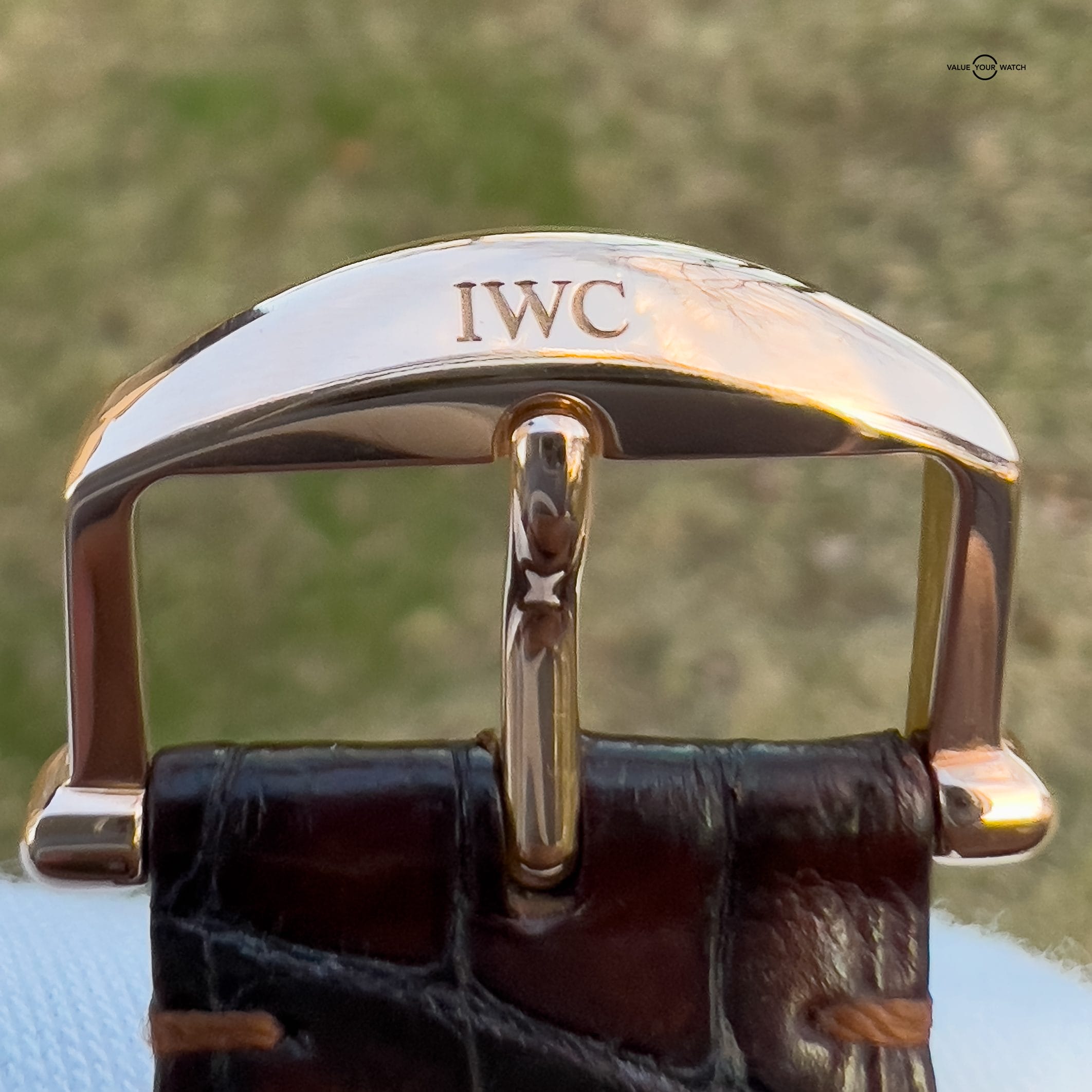 IWC Portofino Hand-Wound 8 Days Rose Gold Grey Dial Men's Watch - IW510104 - Image 6