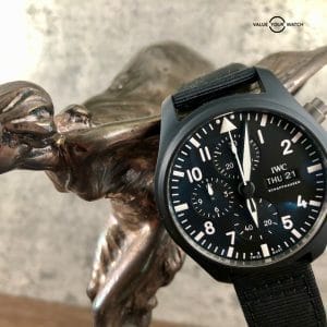 IWC Pilot Top Gun IW389101 44.5mm Chronograph Ceramic Titanium Box & Papers