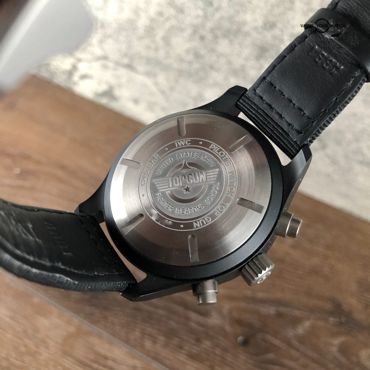 IWC Pilot Top Gun IW389101 44.5mm Chronograph Ceramic Titanium Box & Papers - Image 4