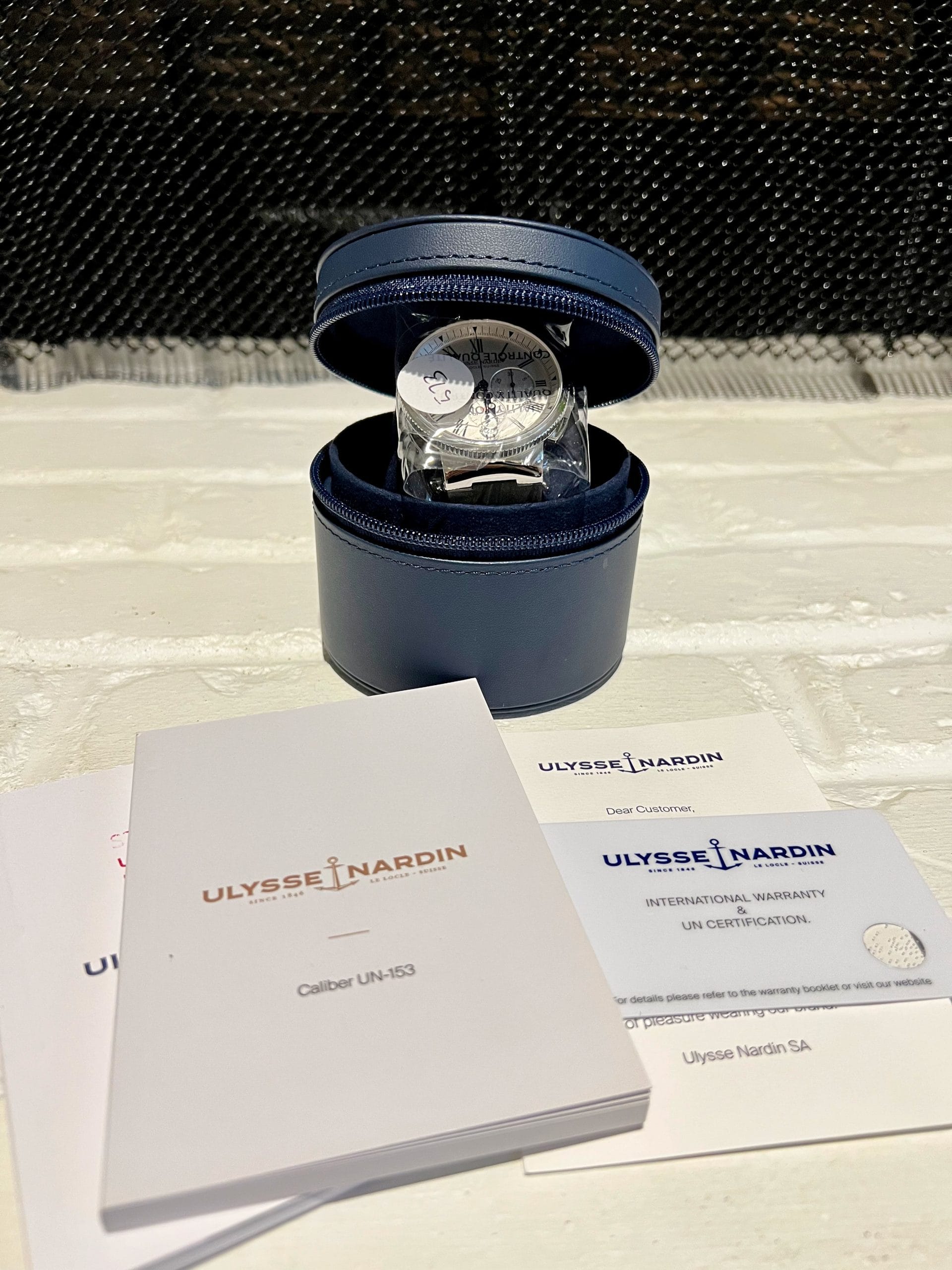 Ulysse Nardin Marine Chronograph Annual Calendar White 43mm Steel - Image 9