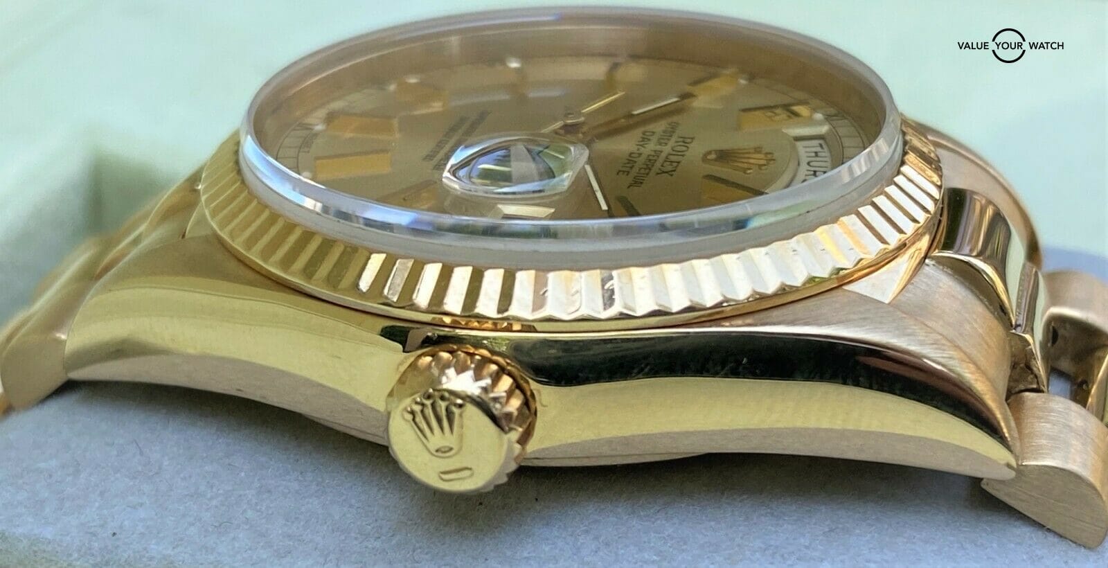 Rolex Day-Date President 18K Yellow Gold 18038 36MM - Image 10