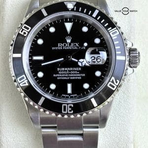 Rolex Submariner Date Stainless Steel Automatic 16610 40mm BOXES/PAPERS