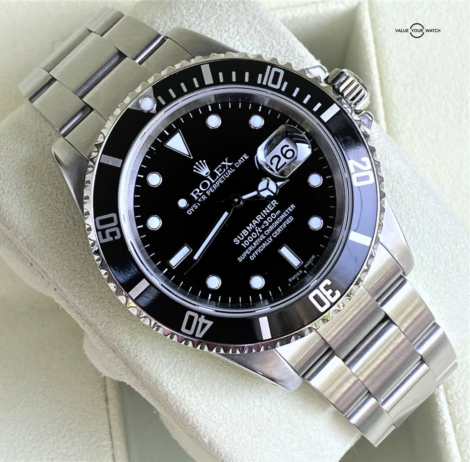 Rolex Submariner Date Stainless Steel Automatic 16610 40mm BOXES/PAPERS - Image 8