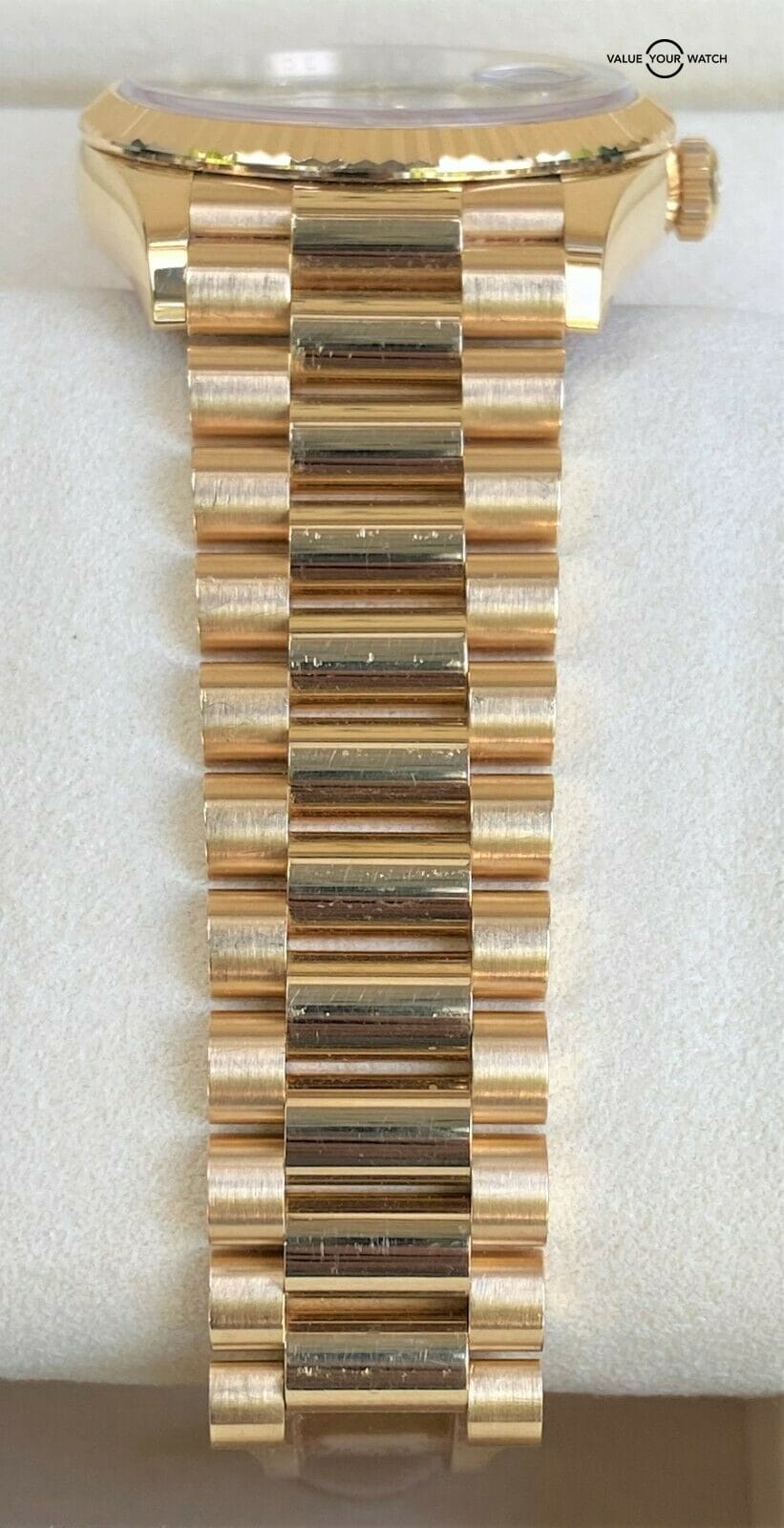 Rolex Day Date 36mm 128238 Dark Grey Diamond/Baguette 2019 BOXES/PAPERS - Image 12