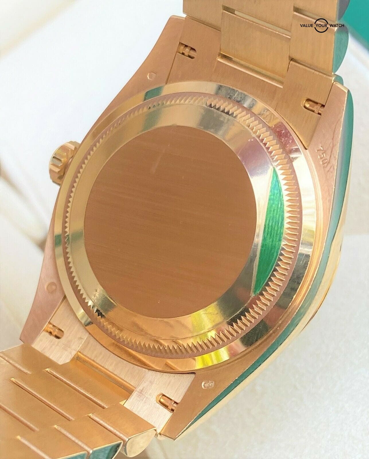 Rolex Day Date 36mm 128238 Dark Grey Diamond/Baguette 2019 BOXES/PAPERS - Image 13