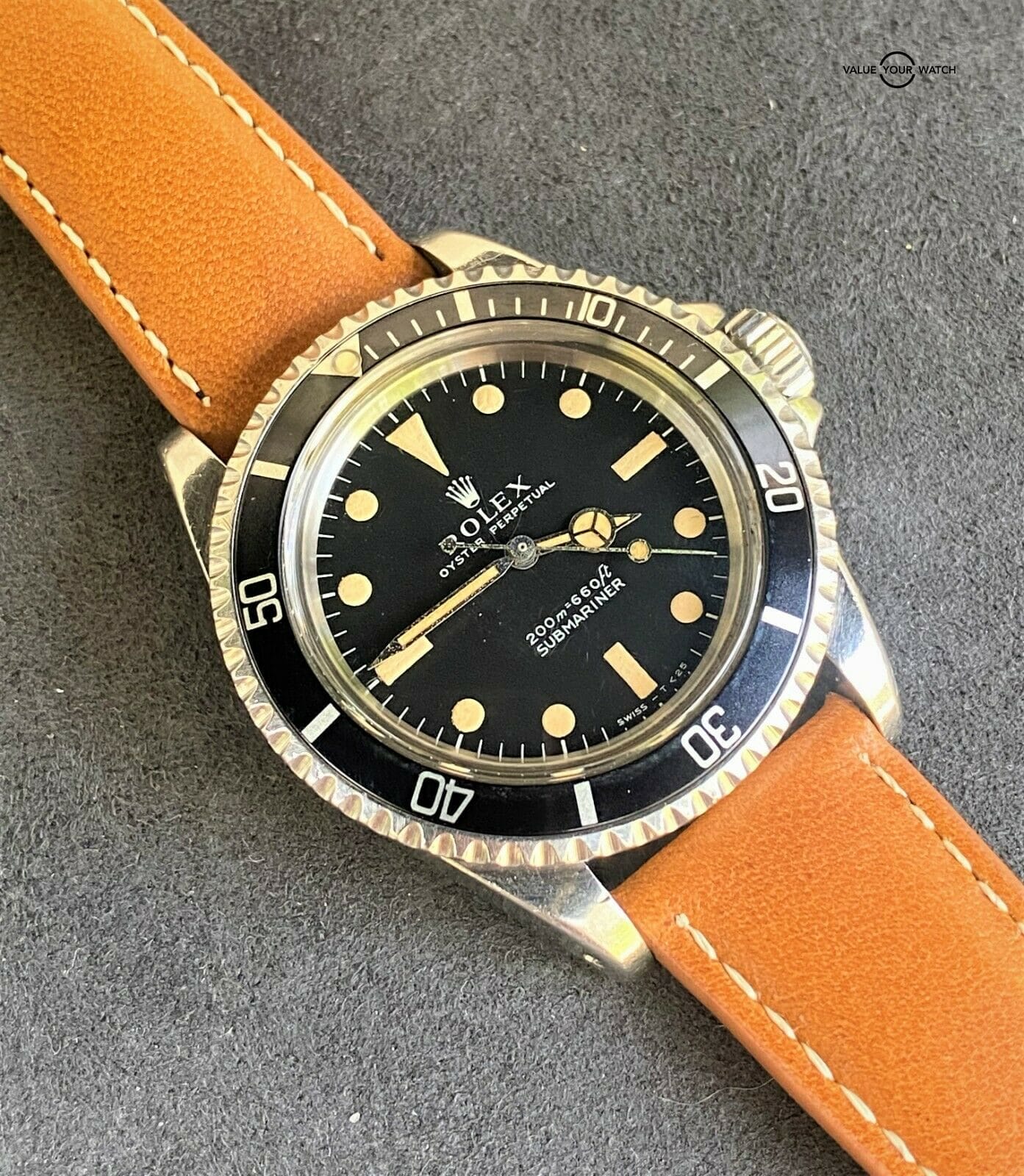 Vintage 1968 Rolex Submariner No Date 5513 Meters - Image 10