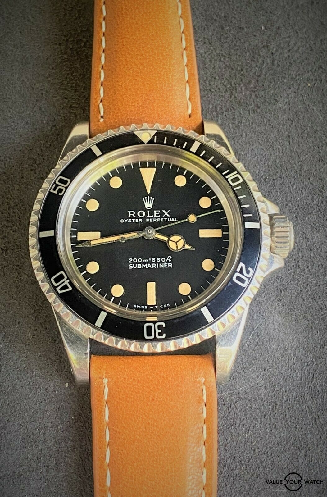 Vintage 1968 Rolex Submariner No Date 5513 Meters e3