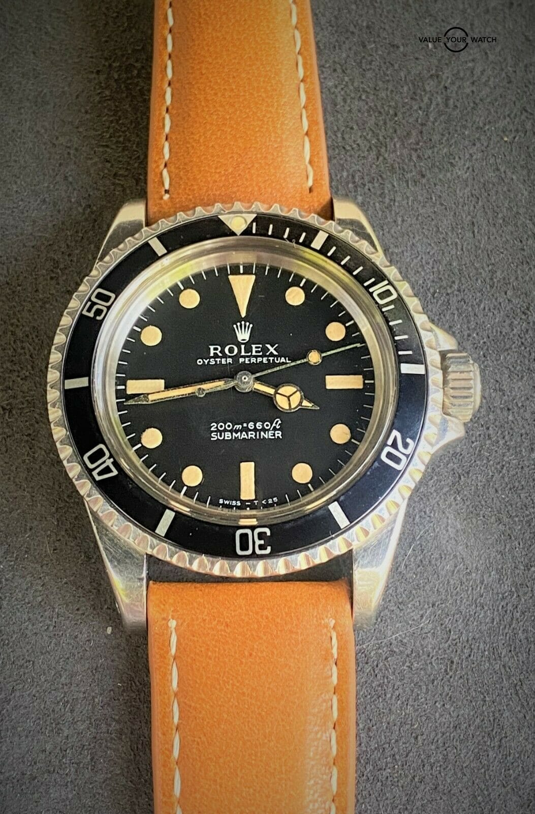 Vintage 1968 Rolex Submariner No Date 5513 Meters