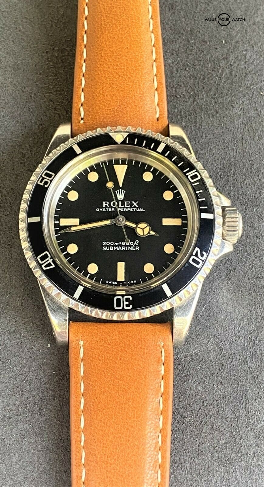 Vintage 1968 Rolex Submariner No Date 5513 Meters e3