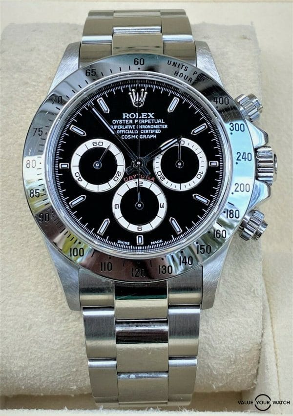 Rolex Zenith Daytona 16520 Black Dial 2000 Box & Papers MUST SEE!