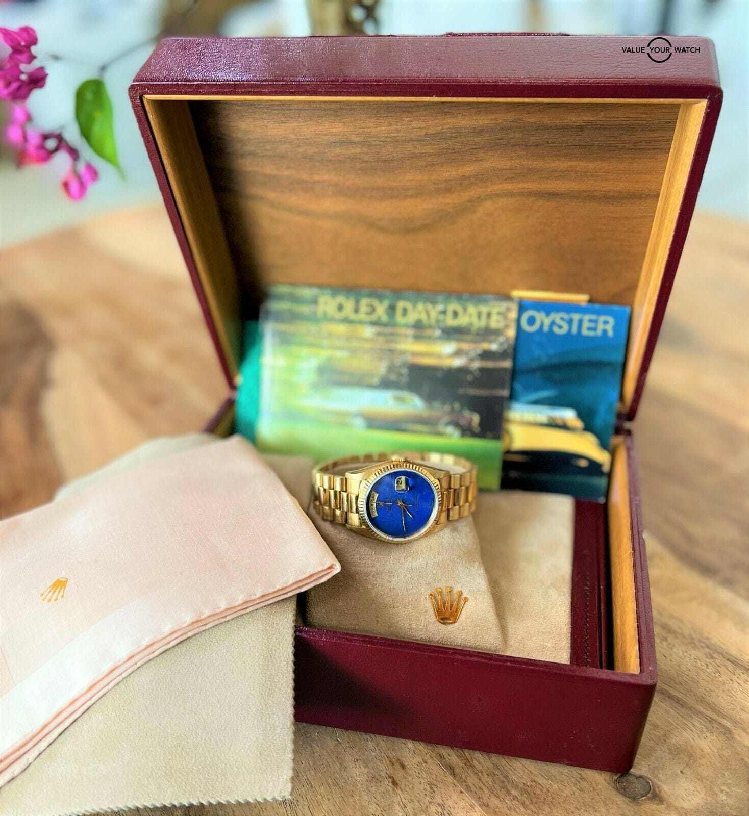 Rolex 18238 Day-Date FACTORY LAPIS LAZULI Dial ft