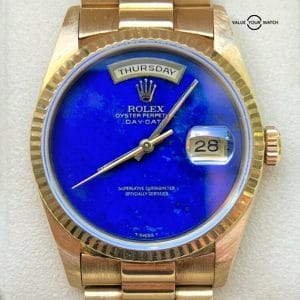 Rolex 18238 Day-Date FACTORY LAPIS LAZULI Dial ft