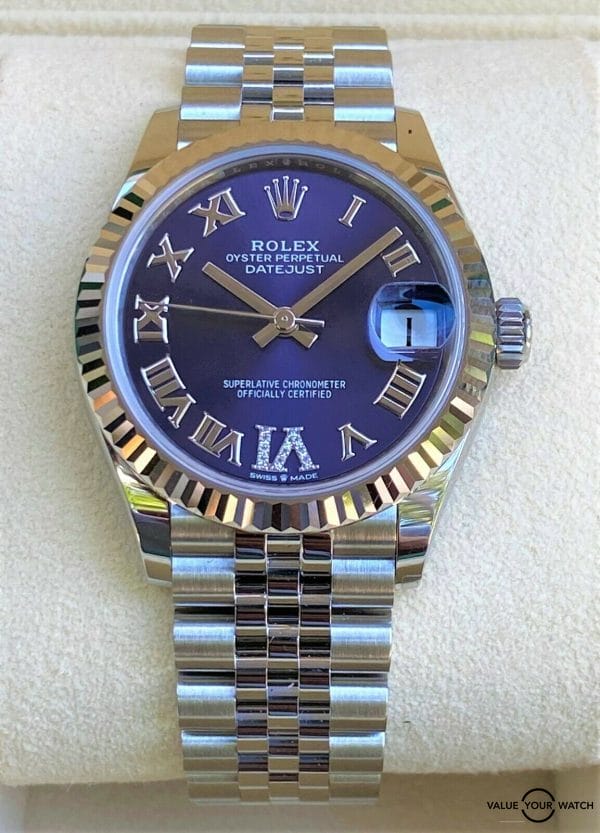 Rolex Datejust 278274 31mm Aubergine Dial BOXES:PAPERS