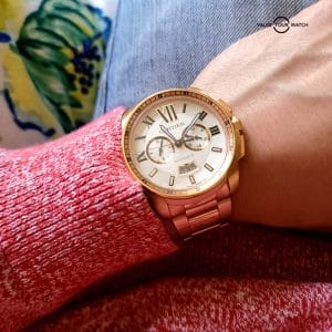 Cartier Calibre de Cartier Chronograph 18k Gold 42mm