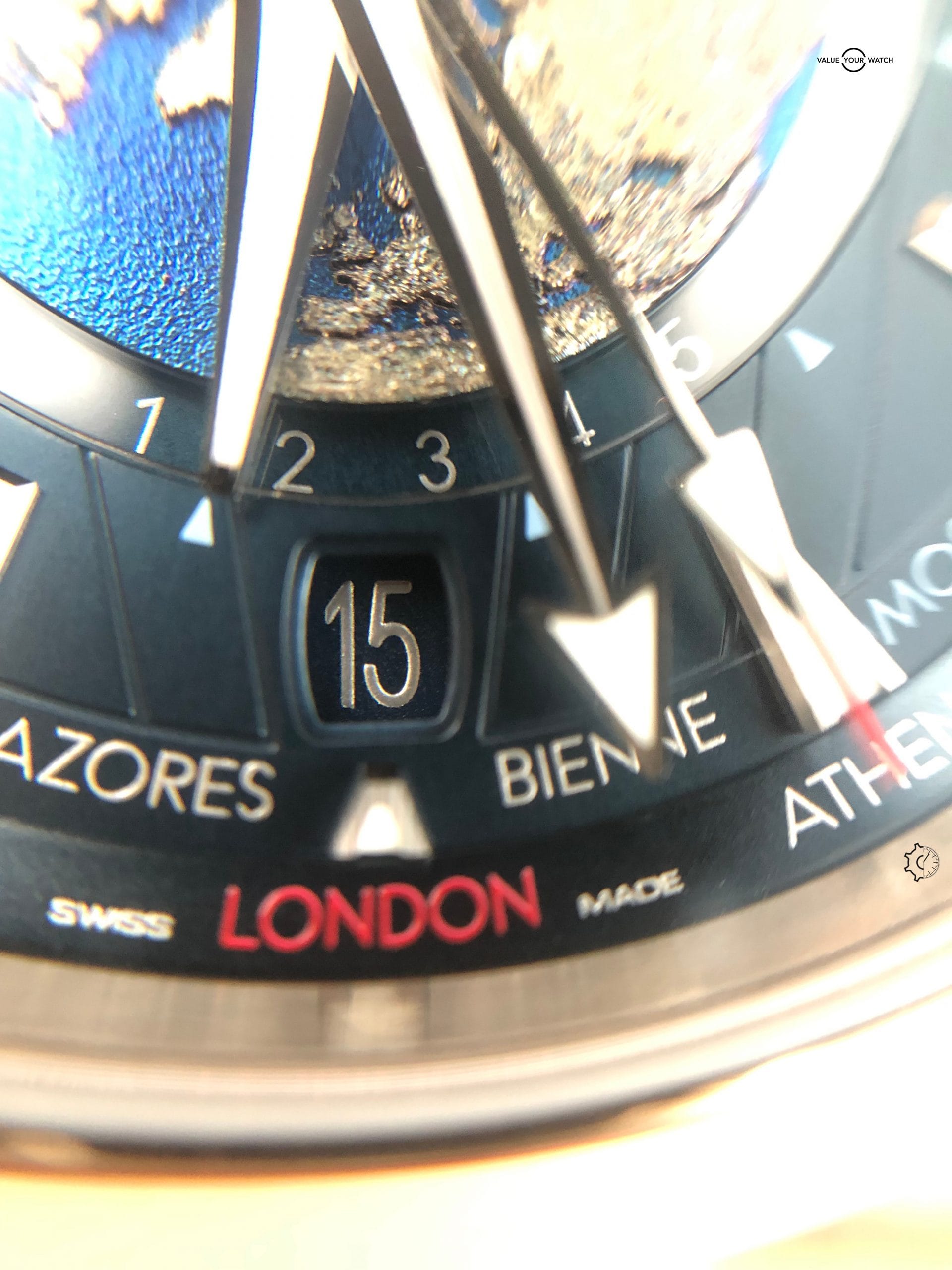 Omega Seamaster Aqua Terra GMT Worldtimer 43mm Blue Stainless Steel Box & Papers - Image 13