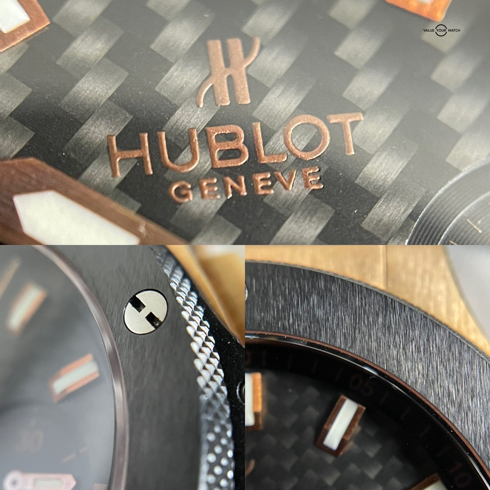 Hublot Big Bang Evolution Rose Gold Ceramic Carbon Chronograph 44mm – 301.PH.1780.RX – Full Set Serviced w/ Warranty! - Image 5