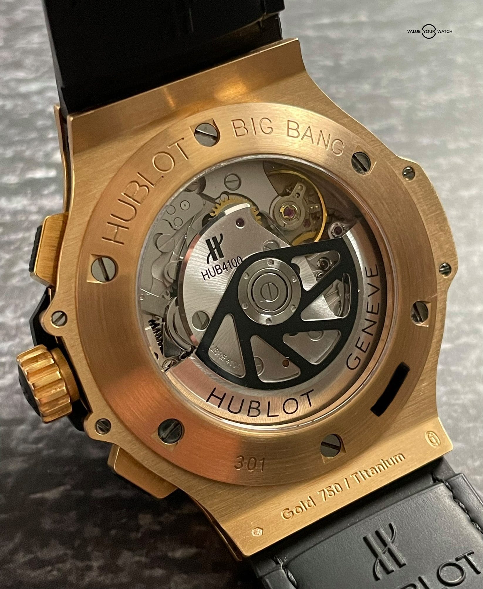 Hublot Big Bang Evolution Rose Gold Ceramic Carbon Chronograph 44mm – 301.PH.1780.RX – Full Set Serviced w/ Warranty! - Image 4