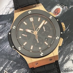 Hublot Big Bang Evolution Rose Gold Ceramic Carbon Chronograph 44mm – 301.PH.1780.RX – Full Set Serviced w/ Warranty!