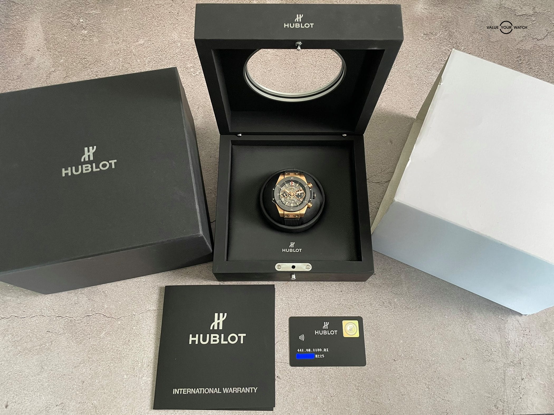 Hublot Big Bang Unico Gold Ceramic Chronograph Flyback 42mm