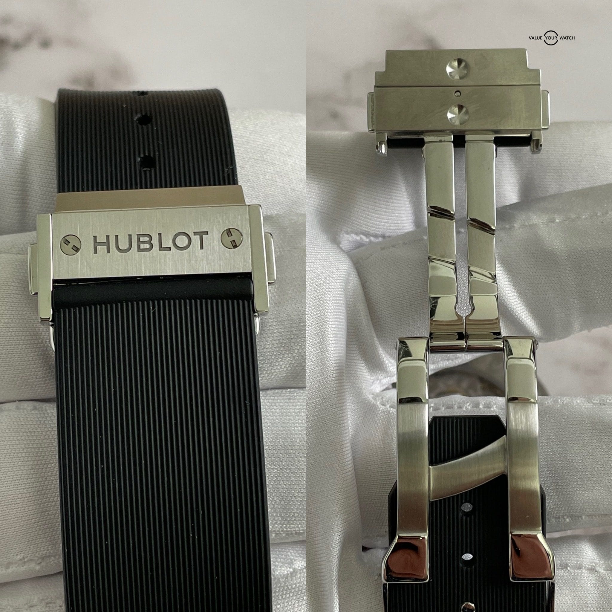 Hublot Big Bang Original Steel Ceramic Chronograph 44mm – 301.SM.1770.RX – 2017 Full Set + Strap! - Image 6