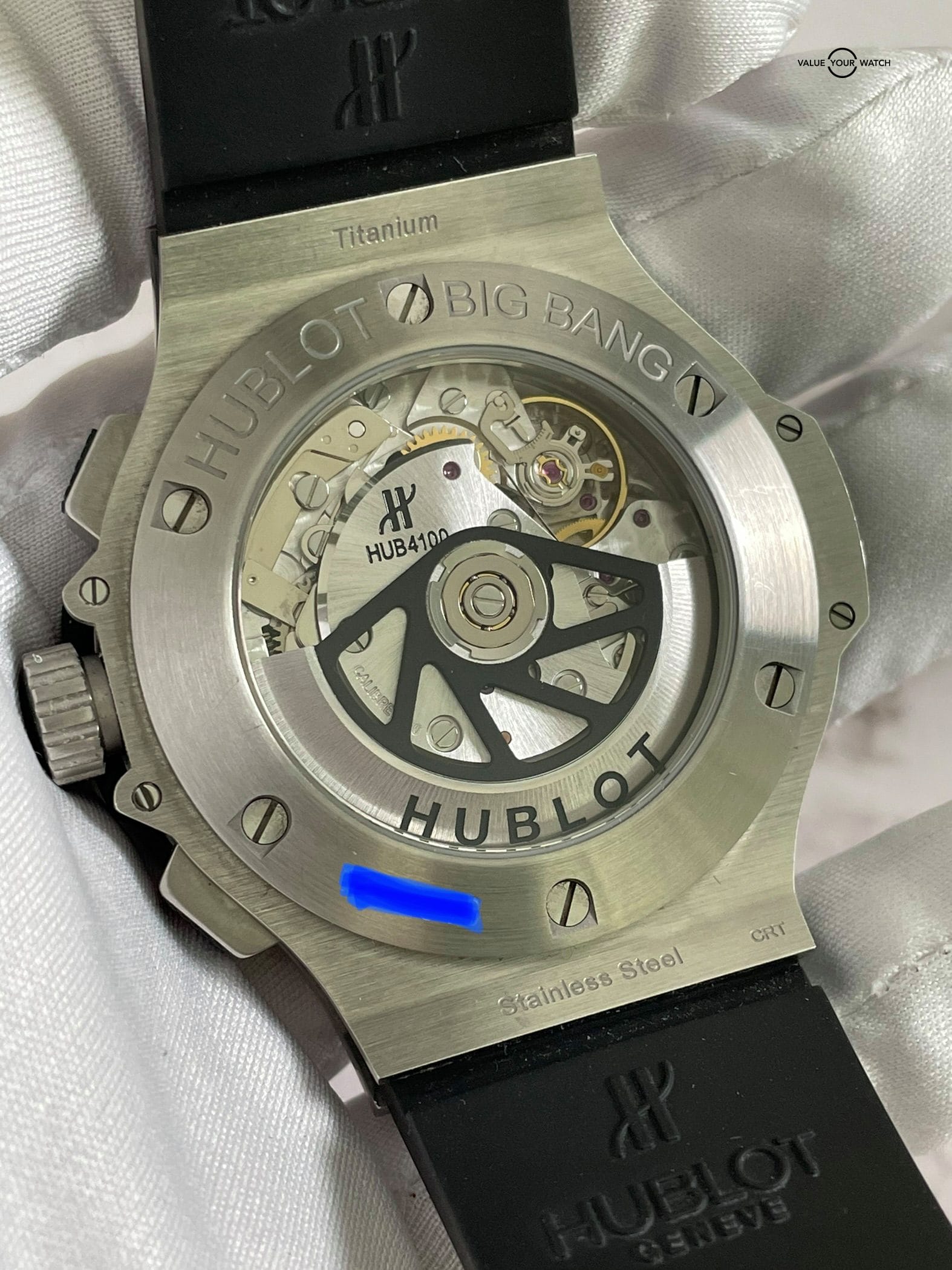 Hublot Big Bang Original Steel Ceramic Chronograph 44mm – 301.SM.1770.RX – 2017 Full Set + Strap! - Image 5