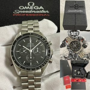 Omega Speedmaster Professional Moonwatch 42mm Hesalite 310.30.42.50.01.001 – 2022 New Model Full Set Under Warranty!