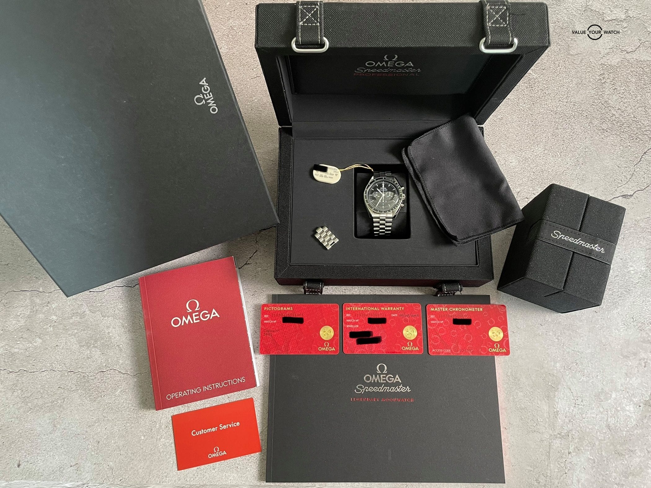 Omega Speedmaster Professional Moonwatch 42mm Hesalite 310.30.42.50.01.001 – 2022 New Model Full Set Under Warranty! - Image 8