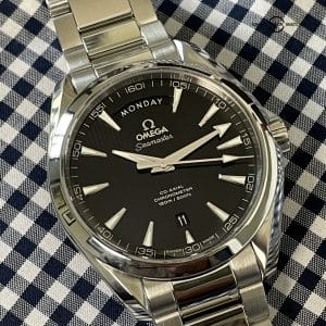 Omega Seamaster Aqua Terra Day-Date Co-Axial Chronometer 41.5mm Black Dial – 231.10.42.22.01.001 – Box & Papers