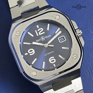 Bell & Ross BR05 Blue Dial 40mm on Bracelet – 2020 Mint Full Set w/ Warranty