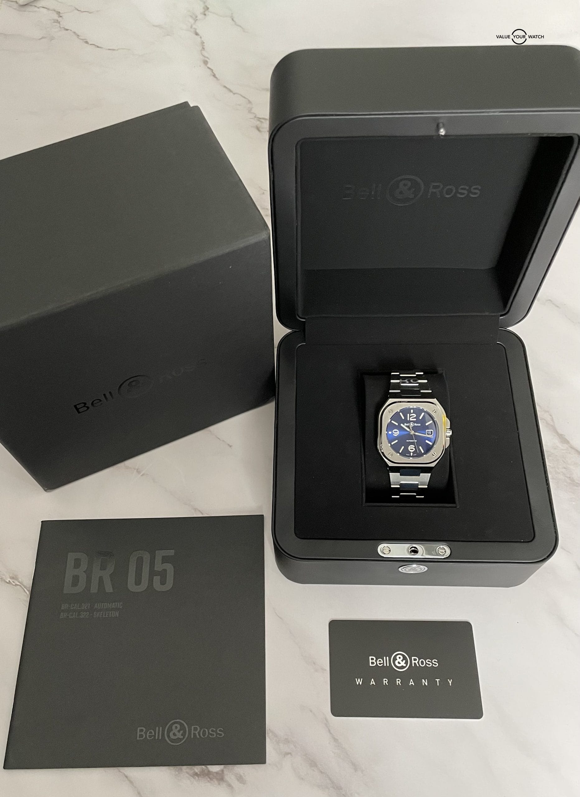 Bell & Ross BR05 Blue Dial 40mm on Bracelet – 2020 Mint Full Set w/ Warranty - Image 8