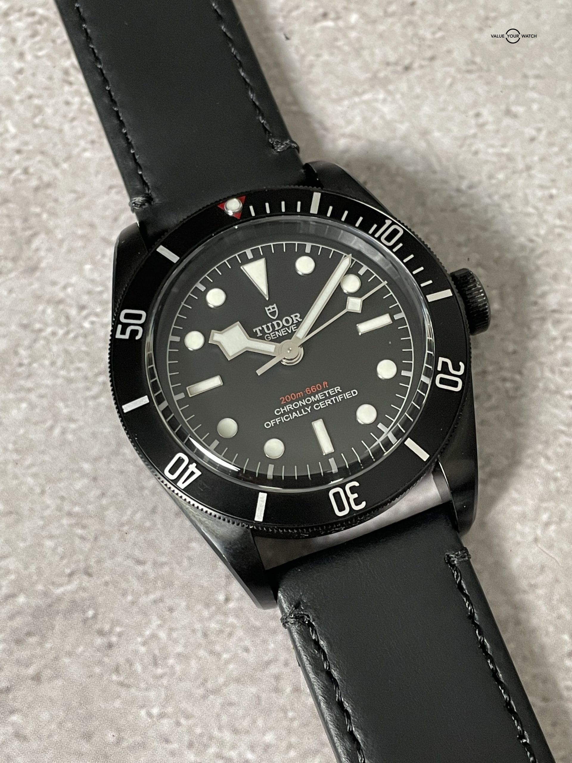 Rubber Strap Tudor Black Bay Dark Bracelet Tudor Black Bay Dark